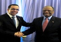 Cancilleres Navarro y Brutus abordan temas de Relaciones Bilaterales