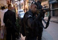 Cuatro narcos muertos tiroteo en favela