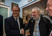 Presidente François Hollande visita a Fidel Castro