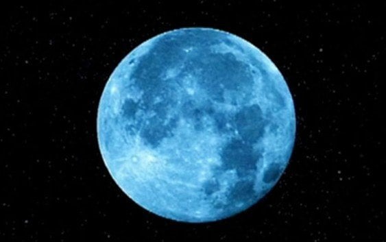 Esta noche se observará la «luna azul», un raro evento cósmico