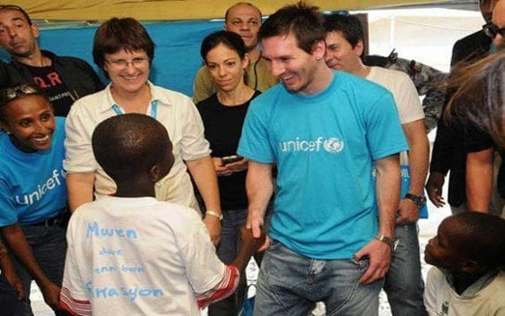 Lionel Messi dona 486 a Unicef; anciana pone su nombre a ternero