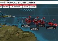 Danny podría convertirse en primer huracán