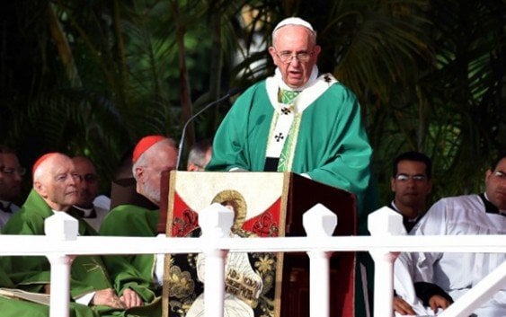 Papa Francisco celebra misa en Plaza de la Revolucion en Cuba