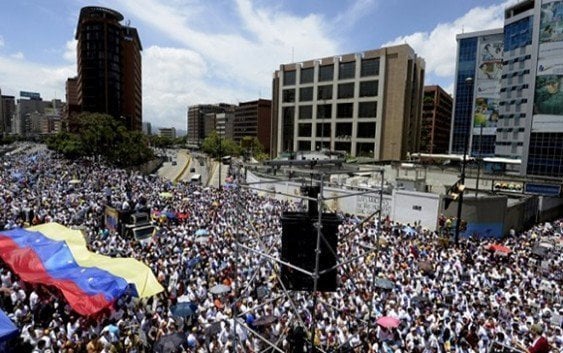 Venezuela: Oposición marcha unida; Apoyo a López y contra dictadura