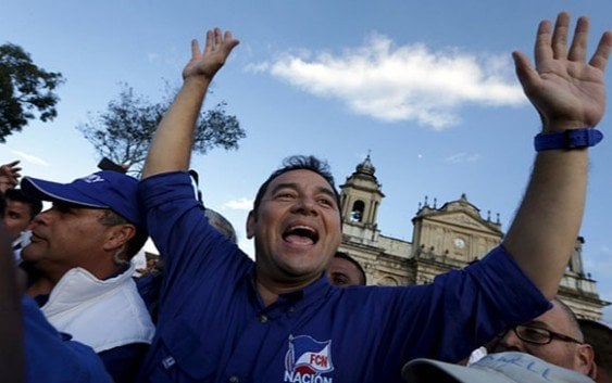 Jimmy Morales ganó elecciones presidenciales de Guatemala