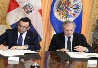Navarro y Almagro firman acuerdo celebración Asamblea General en RD