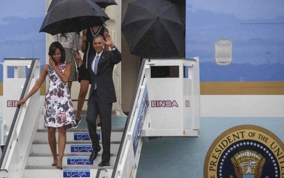 Barack Obama ya esta en Cuba