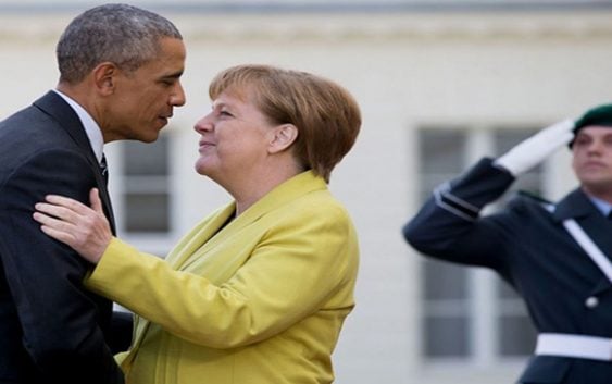 Obama en Alemania elogia a Merkel por papel con refugiados