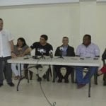 Dío Astacio, José Vásquez, Manuel Jiménez y Rafael Rosso en huelga de hambre