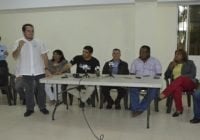 Dío Astacio, José Vásquez, Manuel Jiménez y Rafael Rosso en huelga de hambre