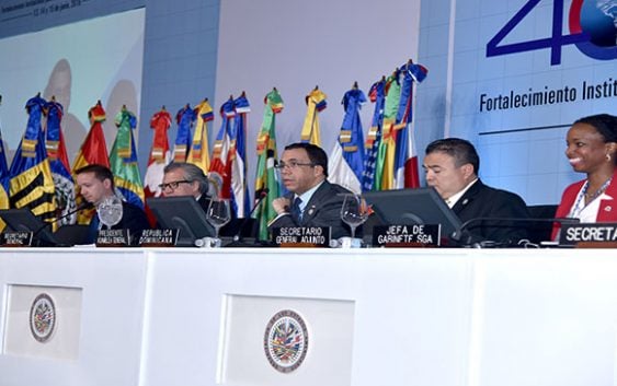 OEA agradece a República Dominicana por éxito 46va. Asamblea General