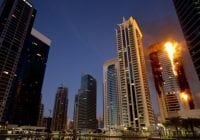 Incendio afectó 50 pisos del lujoso rascacielos “Sulafa Tower” en Dubái