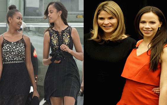 Hijas de George Bush dan consejo público a Malia y Sasha, hijas de Barack Obama