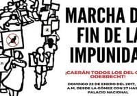 Domingo 22, marcha contra la impunidad en caso de Odebrecht