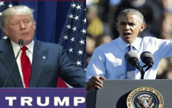 Donald Trump acusa a Obama de filtraciones y de las protestas en su contra