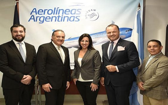 Aerolíneas Argentinas anuncia vuelos directos a Santo Domingo