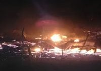 Guayubín: Voraz incendio reduce a cenizas doce casuchas habitadas por haitianos