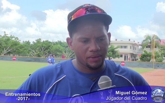 Miguel Gómez primer dominicano en dar jonrón en primer turno; Águilas pican delante