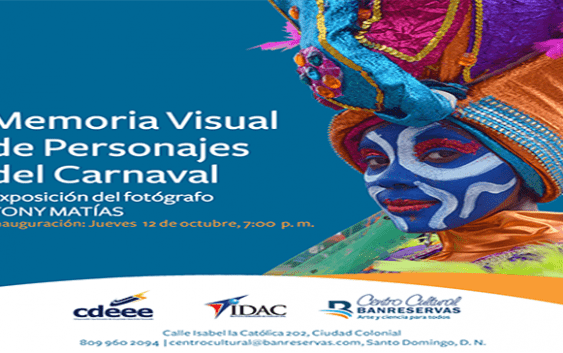 Centro Cultural BanReservas inaugura mañana exposición fotográfica de Tony Matías