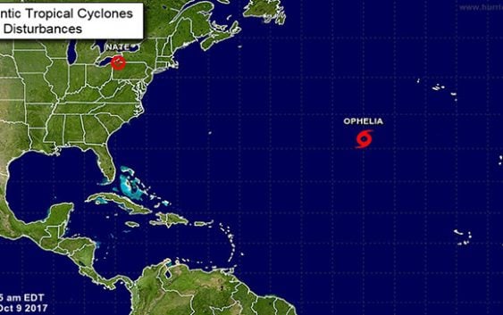 Onamet: Tormenta Ophelia; Avisos y alertas; Aguaceros por vaguada y onda tropical