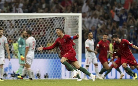En el partido más emocionante España y Portugal empataron en Mundial de Fútbol Rusia 2018