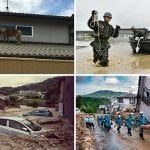 Japón: 224 muertos por inundaciones y 14 por ola de calor; Varios desaparecidos y 1,500 hospitalizados