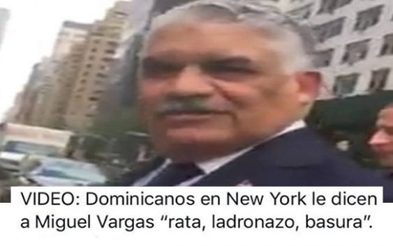 Comunidad dominicana saluda efusivamente a Miguel Vargas en la ONU (Décima)