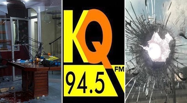 curva vacío viudo Policía Nacional investiga tiroteo en emisora KQ 94.5 FM | SIN RESERVAS