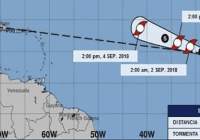 Onamet: Florence alcanzó categoría de tormenta tropical; Continuarán aguaceros, emite alertas y avisos