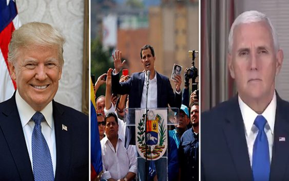 Donald Trump reconoce a Juan Guaidó, nuevo presidente de Venezuela; Mike Pence, envía mensaje; Vídeo