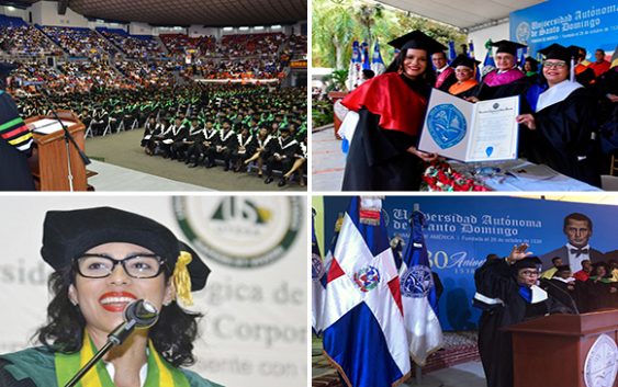 UASD y Utesa invistieron en grado y postgrado 2,330 profesionales en diversas áreas