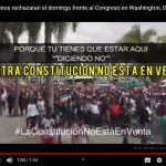Harán concentración frente al Congreso de los Estados Unidos contra reelección de Danilo Medina; Vídeo