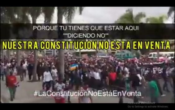 Harán concentración frente al Congreso de los Estados Unidos contra reelección de Danilo Medina; Vídeo