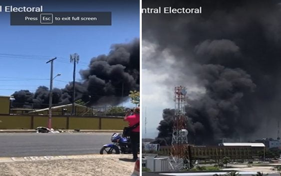 Sofocan incendio en la JCE; Castaños Guzmán dice no afectará elecciones; Vídeos