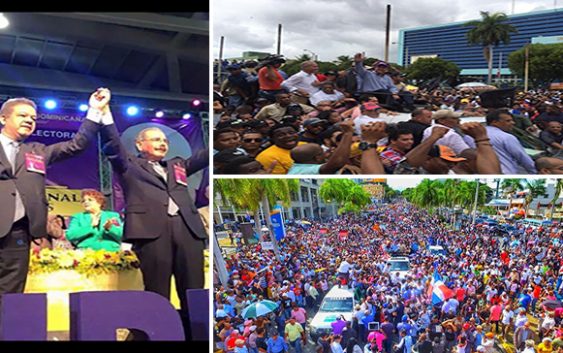 Danilo, líder del presupuesto del Estado; Leonel, líder del Partido de la Liberación Dominicana; Vídeos