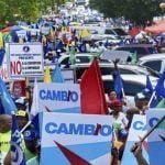 Marcha de Coalición Democrática por la Regeneración Nacional deja claro hastío por corrupción; Vídeo