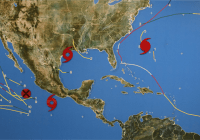 El NHC informa sobre Humberto, Lorena, Ten e Imelda que podría afectar a la RD, PR y Bahamas como huracán