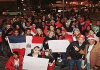 Dominicanos en Girona, España realizan «Vigilia por la Democracia» el día de la Independencia de su país