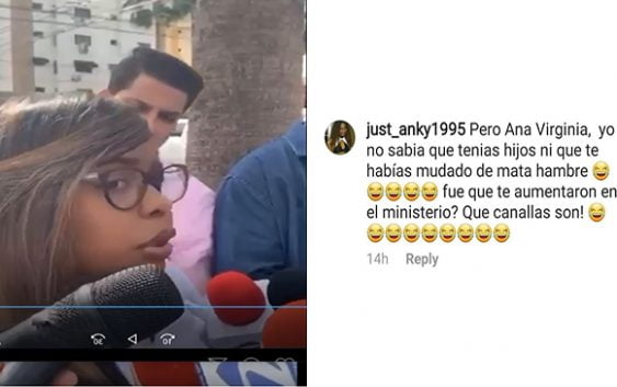 Ana Virginia una mitómana defendiendo a Danilo y el fraude dice los que protestan son delincuentes; Vídeo