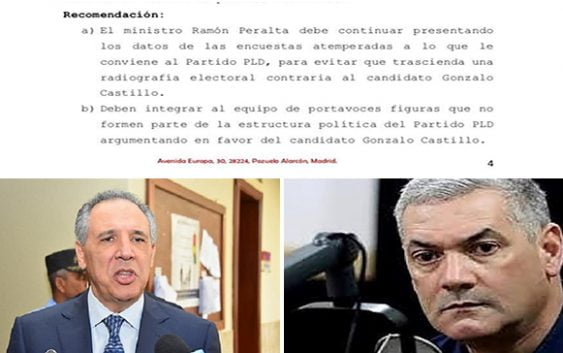 Sebastián Algarín Ubañez del Grupo Elite de España recomienda a Peralta seguir presentando encuestas falsas