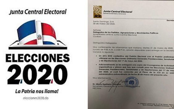 Junta Central Electoral continúa preparativos Elecciones 17 de mayo, convoca delegados; Fascímil adjunto