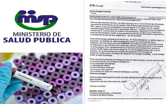 Coronavirus (Covid-19): PRM correo Directora de SP al ministro revela desorden Tools & Resources Enterprises Toreen; Vídeo