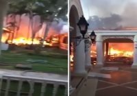 Hotel Grand Bahía Príncipe El Portillo, Las Terrenas, en Samaná afectado por incendio; Vídeo