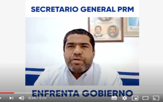 Secretario General PRM: Procuradorcito es un servir, una muchachita de mandao del presidente, sinvergüenza; Vídeo