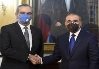 Presidente electo Luis Abinader visita a Danilo Medina; Anuncia comisiones de transición de mando; Vídeos