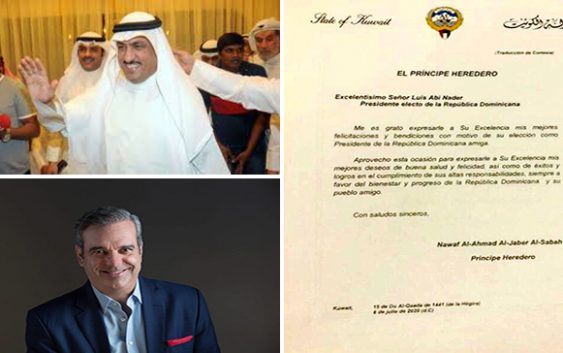 Presidente Abinader agradece felicitaciones del Emir de Kuwait, Nawaf Al-Ahmad Al-Jaber Al-Sabáh