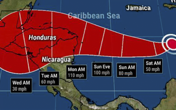 NHC advierte sobre Tormenta Tropical Iota; Onamet preve buen tiempo para mañana