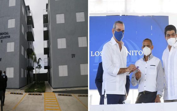 Gobierno entrega 72 apartamentos a familias cañada Los Platanitos en Santo Domingo Norte