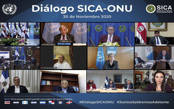 Presidente Luis Abinader participó en reunión «Diálogo SICA-ONU»