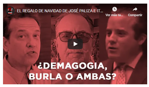 Somos Pueblo presenta «El regalo de Navidad de José Ignacio Paliza e Ito Bisonó»; Vídeo